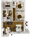 Three Bedroom Floor plan Three Bedroom Floor Plan